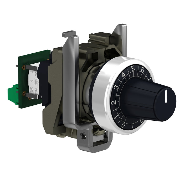 Harmony XB4, Complete potentiometer, metal, Ø22, 470K