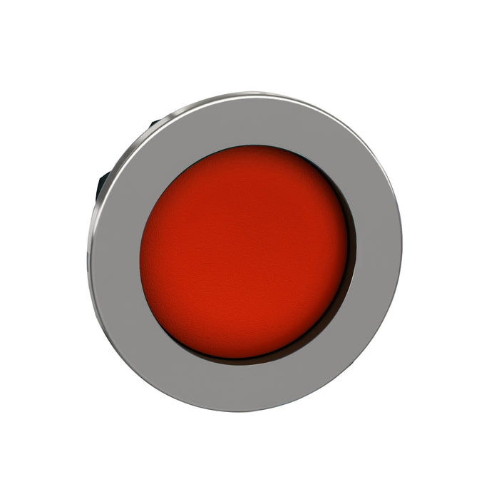 Head for non illuminated push button, Harmony XB4, flush mounted red pushbutton recessed