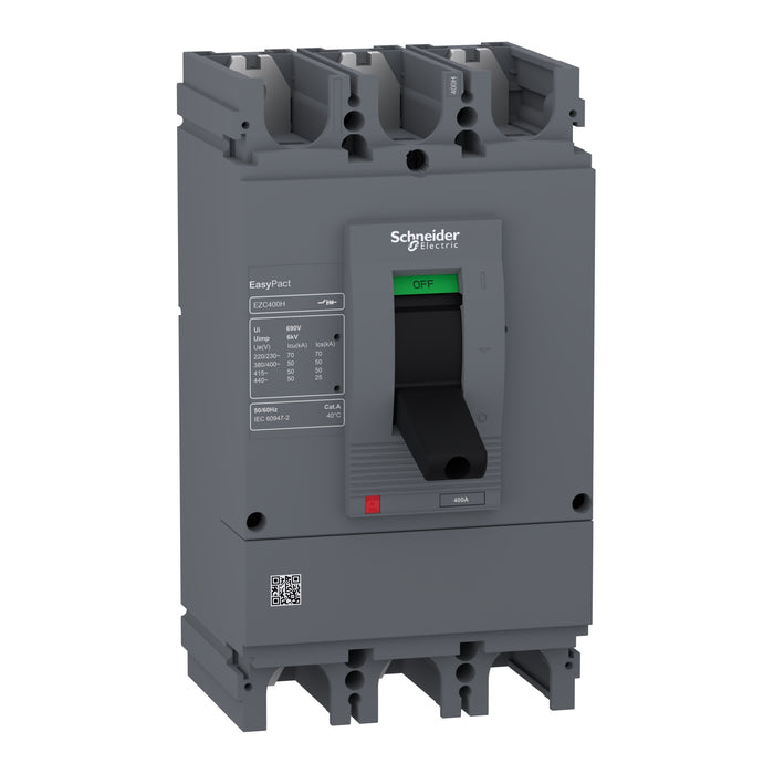 circuit breaker Easypact EZC400H - TMD - 320 A - 3 poles 3d