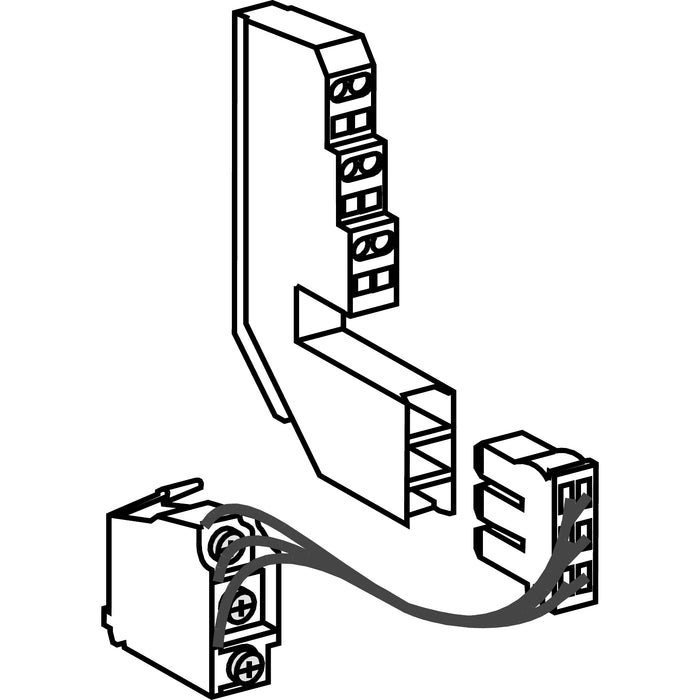 standard auxiliary contact, ComPact NS630b to NS1600, withdrawable, circuit breaker status OF, 1 changeover contact type