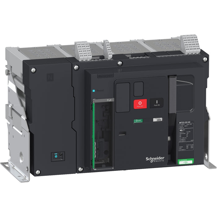 Circuit breaker Masterpact MTZ2 20H2, 2000 A, 4P fixed, without Micrologic