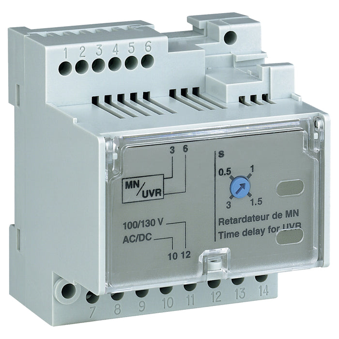 Adjustable time delay relay - for MN undervoltage release - 200/250 V AC/DC - sp