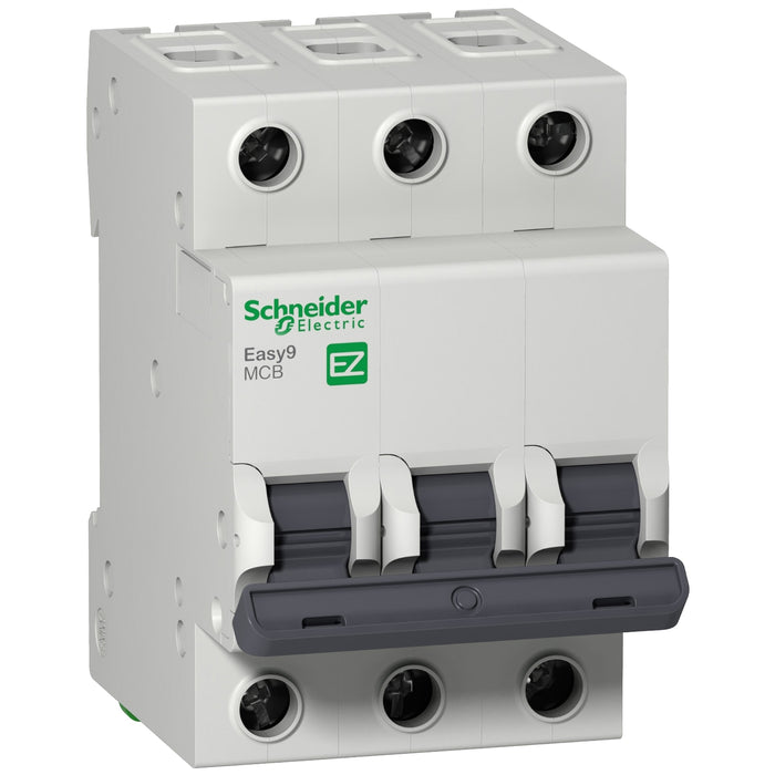 Miniature circuit breaker, Easy9, 3P, 20 A, C curve, 3 kA