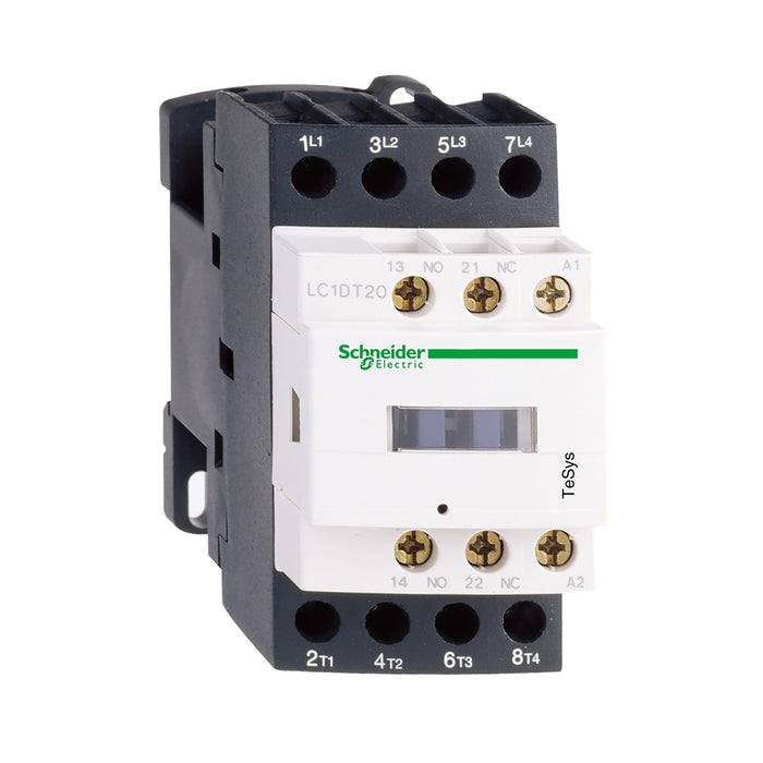 TeSys D contactor - 4P(2 NO + 2 NC) - AC-1 - <= 440 V 20 A - 110 V DC coil