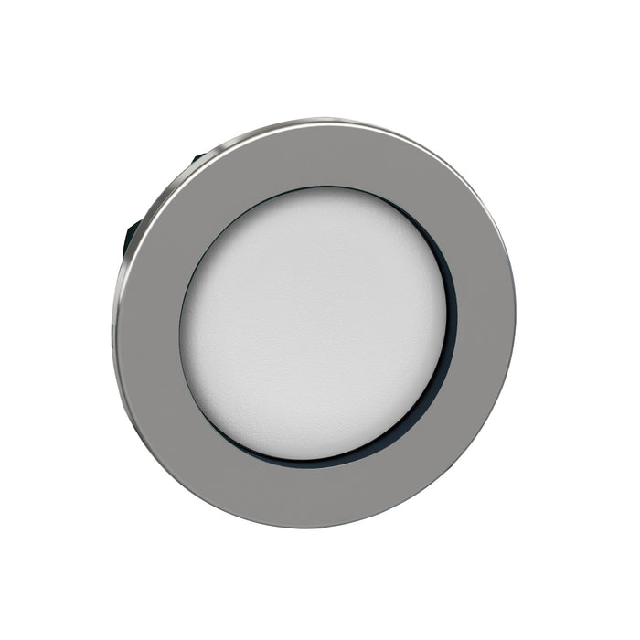 Head for non illuminated push button, Harmony XB4, flush mounted white pushbutton recessed