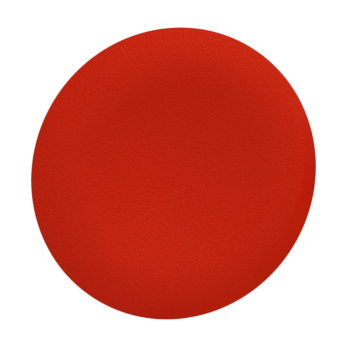 red plain cap for flush mounted push button