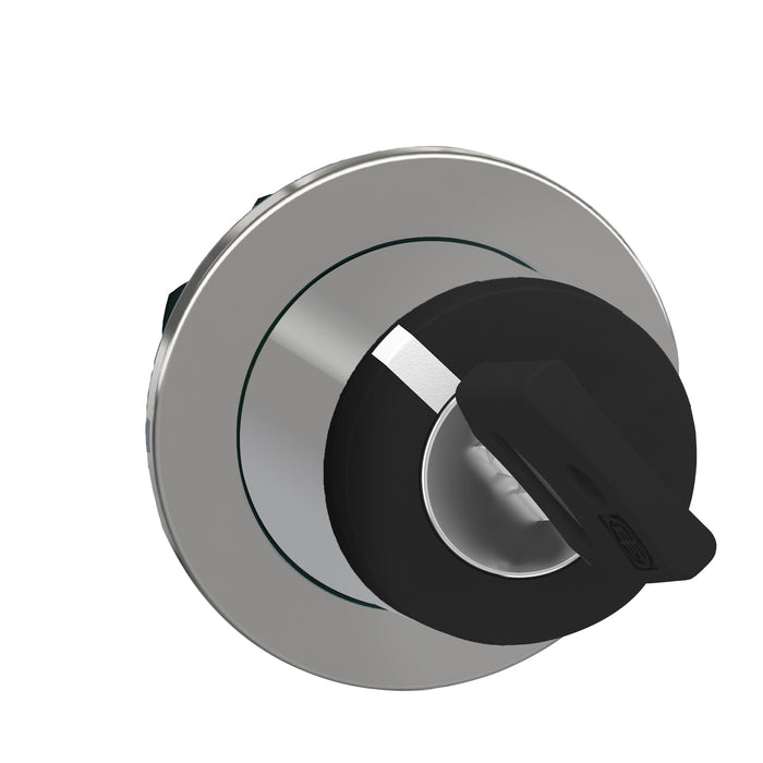Head for key selector switch, Harmony XB4, flush mounted 455 2, position stay put