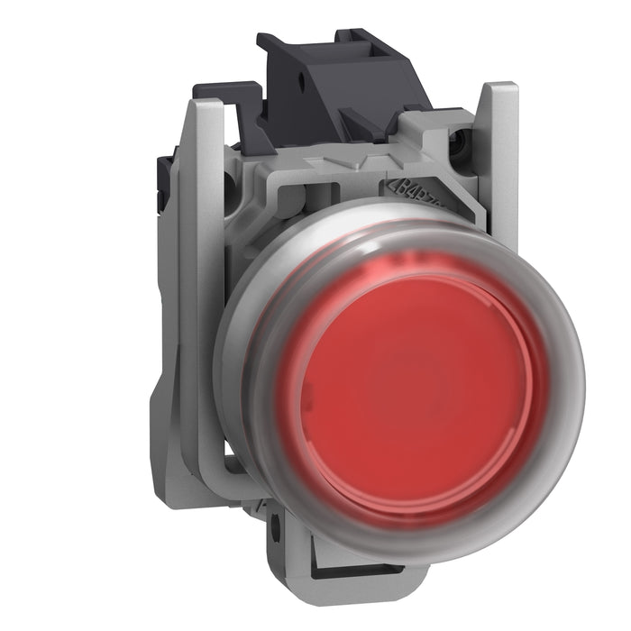 Complete push button, Harmony XB4, Explosive atmosphere, pushbutton red with boot