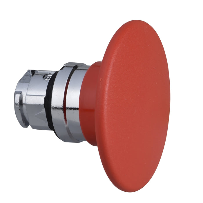 Harmony XB4, Mushroom push button head Ø60, metal, red, Ø22, spring return